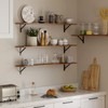 DINZI LVJ Long Wall Shelves, 55.1Inch Wall Mounted Shelves Set