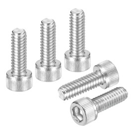 DTGN #8-32x1/2" Socket Head Cap Screws Bolts - 50Pack - Good for Road Bicycle, Mountain Bike, Auto, Motorcycle - 304 Stainless Steel Hex Head Metric Screws - Silver