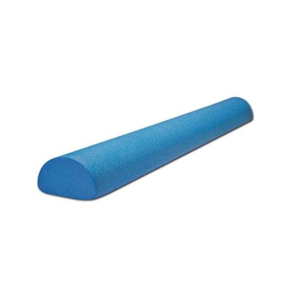 Body-Solid Tools Half Foam Roller, 36", Blue