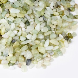 Rahato 5 lbs Jade Pebbles for Indoor Plants, 1/5 Inch Succulent and Cactus Pebbles, Decorative Gravel for Vases, Bamboo,Terrarium, Crafts, Cactus