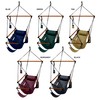 Hammaka Hanging Hammock Air Chair, Wooden Dowels, Blue
