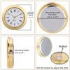 ShoppeWatch Mini Clock Insert 2 inch (55mm) Quartz Movement |
