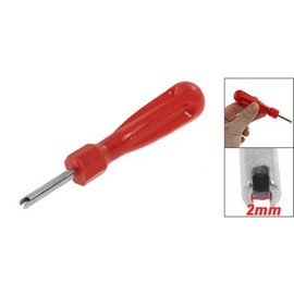 Soccik Plastic Handle Car Bike Valve Core Removal Tools Single Head Valve Core Screwdriver Tyre Valve Stem Core Tyre Repair Valve Stem Core Remover Tool