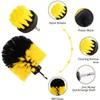 Drill Brushes Attachment Set 4Pcs Brush for Drill 1/4in Power
