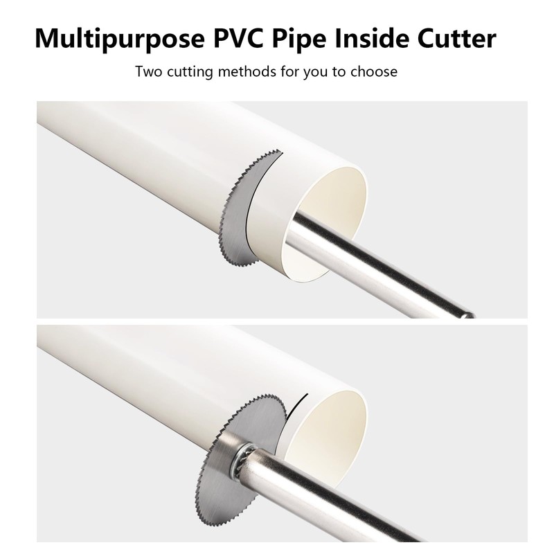 Inside Pipe Cutter, 1/4" Hex Shank PVC Plumbing Inside Cutter