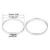 X AUTOHAUX Set of 4 Car Hub Centric Rings Aluminium