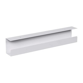 Monoprice Under Desk Cable Tray - Steel with Power Supply and Wire Management - Workstream Collection