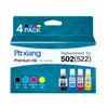 PItxiang Replaces 502 (T522) with Supplemental Ink Black Cyan Magenta