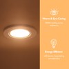Jolux 5/6 Inch LED Can Lights Adjustable Recessed Retrofit Downlight,12W=60W,3000K