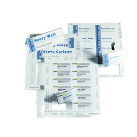 Durable Inserts for Duraprint Badgemaker Card 150gsm 30x60mm Ref 1451 [Pack of 540]