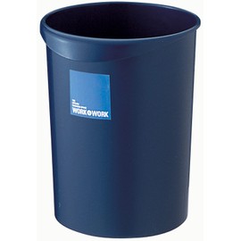 Squirrel W&W Wastebasket Round 18L Round Dark Blue 18L Made in Japan Green Purchase Law Compliant