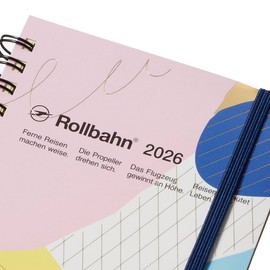 [Delphonics Notebook 2026 Version/Starts October 2025] Rollbahn Diary Squig M Schedule Book Monthly A (Light Blue x Yellow))