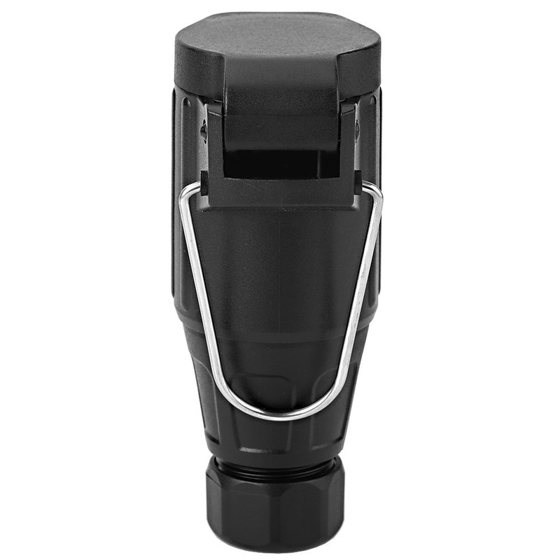 13 pin plastic trailer socket, European style plug for caravan