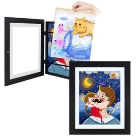 Frametory, 2 Pack Kids Art Frames 10x12.5 Changeable Front Opening Picture Display Frames - Hangs Vertical or Horizontal Decor, Display Children Art Projects, Drawings, Schoolwork