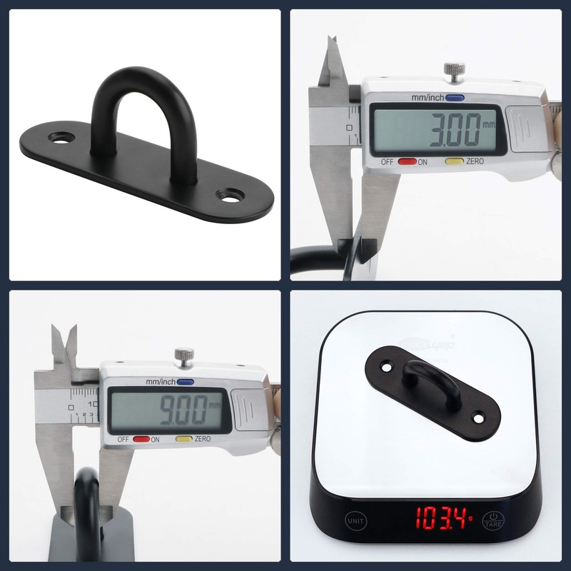 SAYAYO Pad Eye Plate Heavy Duty Eye Plates with Expansion