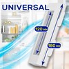 2 pieces universal fridge door handle and freezer mounting holes