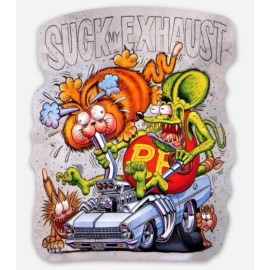 Rat Fink Suck My Exhaust Nova Custom MAGNET Muscle Car Vintage Hot Rod V8 Gasser