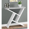 Monarch Accent Table Console Entryway Narrow Sofa Bedroom Laminate Gray