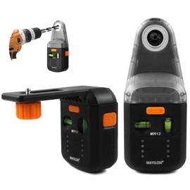 M9912 Dust Extraction Hood for Hammer Drill with Laser Level, Electric Drill Dust Collector, Wall Suction Vacuum Drill for Dust-free Drilling on All Surfaces (for Drills up to 13 mm)