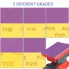 20 Pcs Sanding Sponge Set, 400 Grit Sanding Pads Flexible