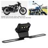 Motorcycle License Plate Lamp Blue LED with Bracket Univeral for