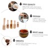 ULTECHNOVO 20pcs Wooden Small Salt Spoon Versatile Tea Scoop and