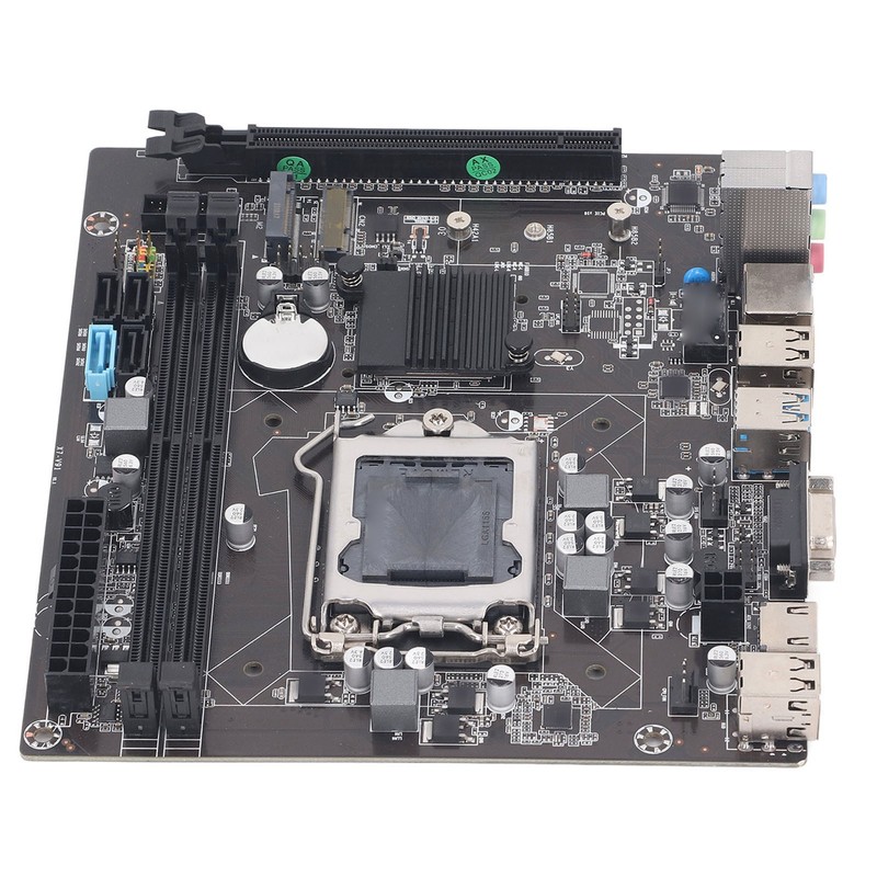 B75 Gaming Motherboard with M.2 Ports Dual Channel DDR3 for