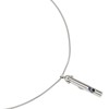 Whistle Pedant Necklace Reduce Anxiety Cylindrical Deep Breathing Stress Relief