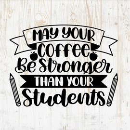 Teacher Quote Decals Sticker - Vinyl Decal for Wall Bottle Phone Car Home Bike Laptop Silhouette - Quotes for Teaching DWSV4720