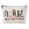 Perfeclan Nurse Makeup Bag Women Makeup Bag Case Cosmetic Travel