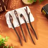 FASHEWELRY 4Pcs Resin Wooden Hair Sticks for Women Hair Chopsticks