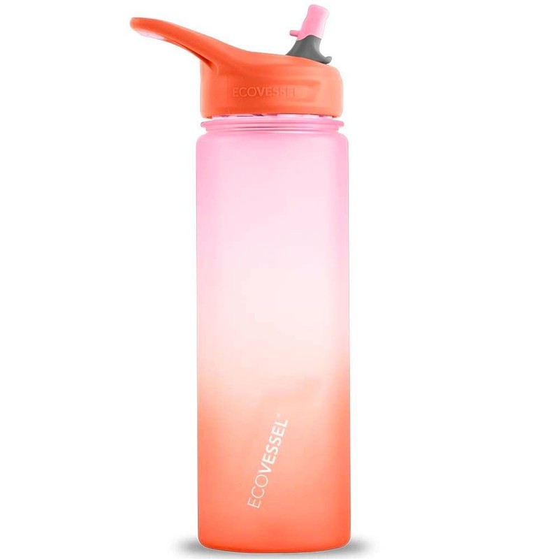 EcoVessel Wave Tritan Water Bottle 700ml, Lavender Fields