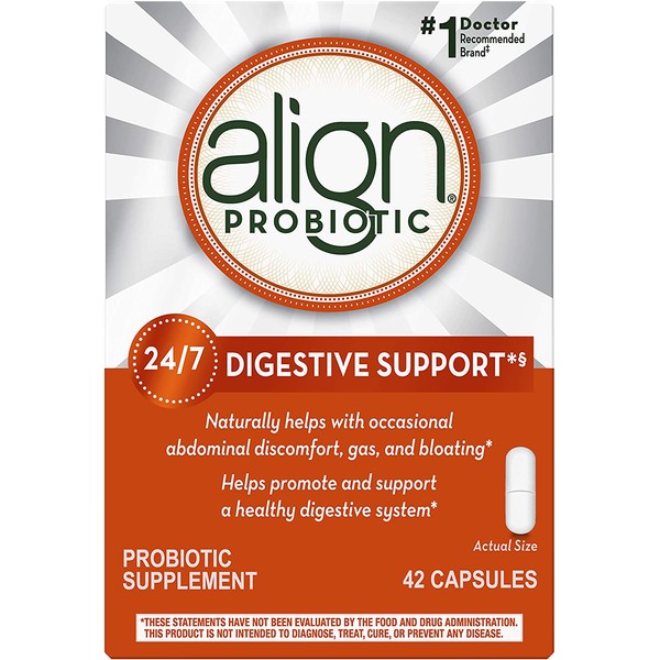 Align Daily Probiotic Supplement, Probiotics Supplement, 42 Capsules (Packaging May Vary)
