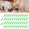 Ellxen 50pcs Fish Mouth Sewing Machine Needle Threader,Automatic Needle Threader