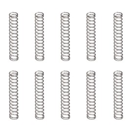 DTGN 0.4x4x25mm(DxODxL) Compression Spring - 20Pack - Good for Machinery - Spring Steel Extension Spring - Gray