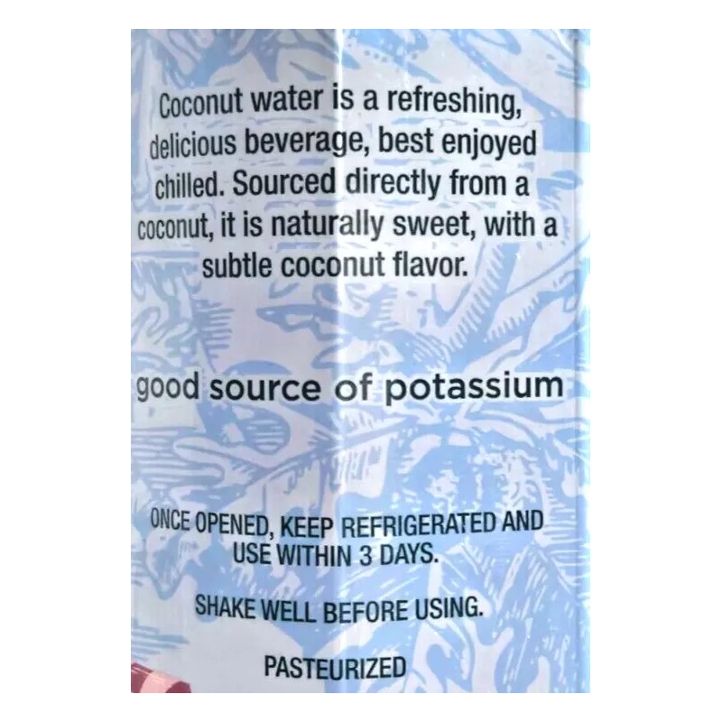 Trader Joe's Brazilian Coconut Water (not from concentrate) 16.9 FL