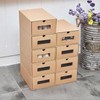 10PCS Cardboard Shoe Box Stackable Storage Box Visual Multi-Purpose Storage