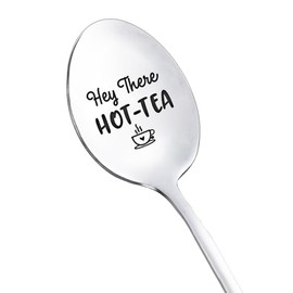 BFF Best Friends Spoon Gifts for Women Teen Girls Hey There Hot Tea Spoons for Best Friend Friendship Gifts for Women Bestie Coffee Tea Lover Gifts Spoons