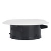 75 mm white plate valve, ABS adjustable vent cover on