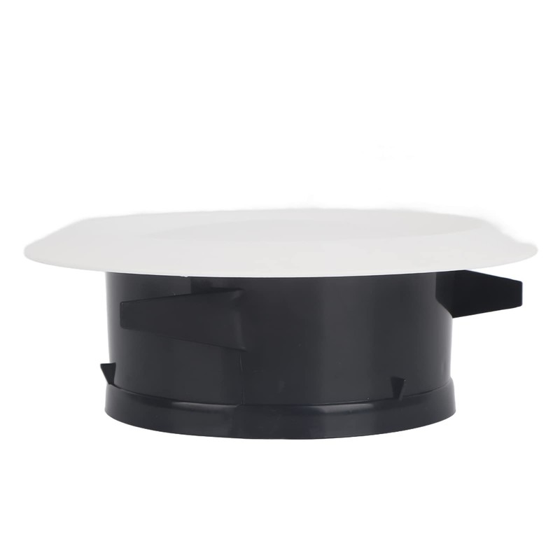 75 mm white plate valve, ABS adjustable vent cover on