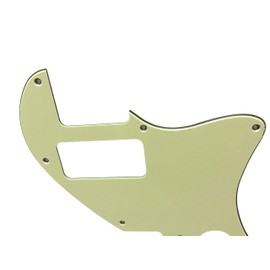 Custom Guitar Pickguard For Tele F Hole Convertion TV Jones (3 Ply Vintage Green)