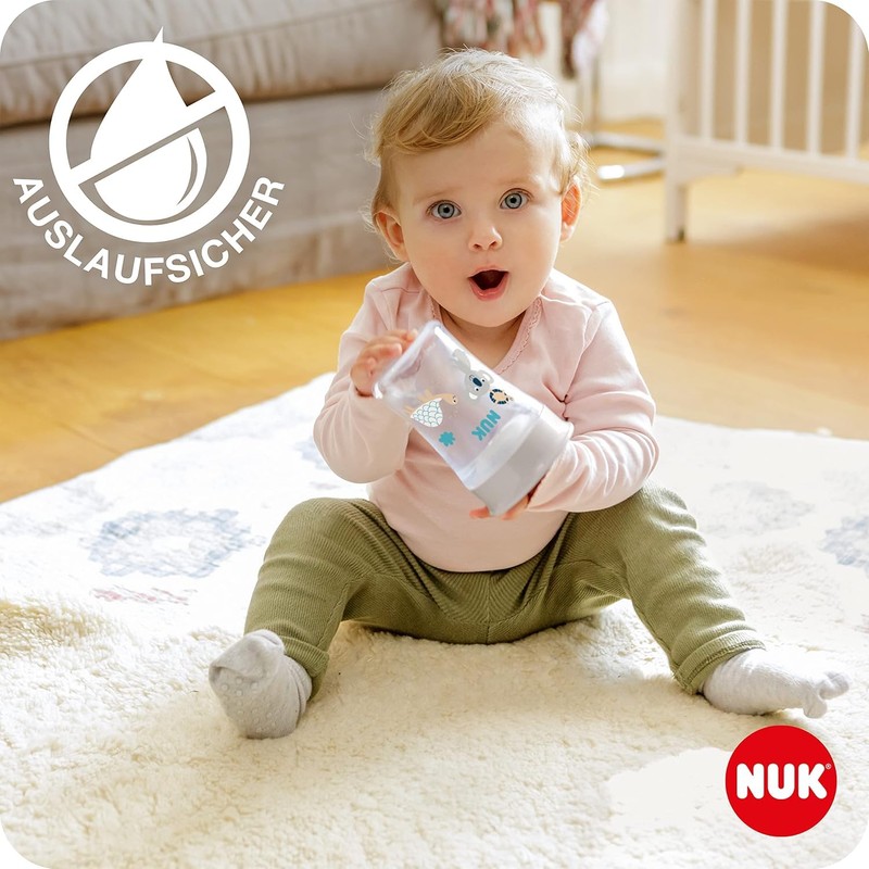 NUK Magic Cup in Practical Double Pack, 8+ Months, Leak-Proof