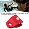 20KN Climbing Pulley Aluminum Mg Alloy Downhill Side Plate Single