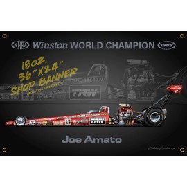 Joe Amato 1988 Top Fuel Dragster print-001 - 36X24in. Banner
