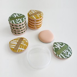 Chubby Mochi Cushion Puff 10-Pack Set Yellow 10pcs