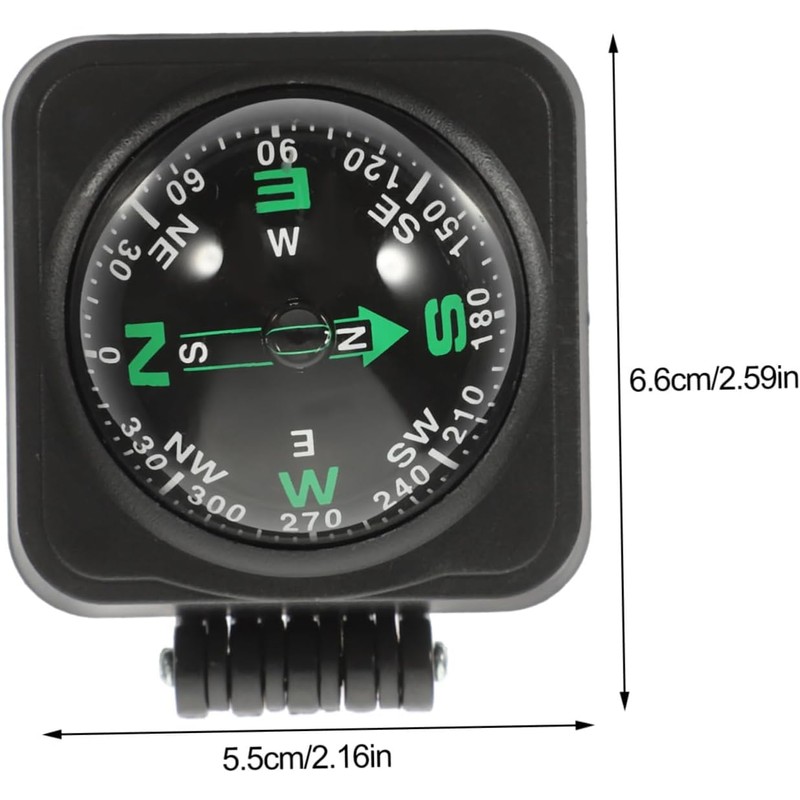 Outdoor Car Compass Compass Ball Adjustable Car Direction Decoration Boat