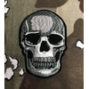 Unbranded Skull Realistic Embroidered Patch S030P