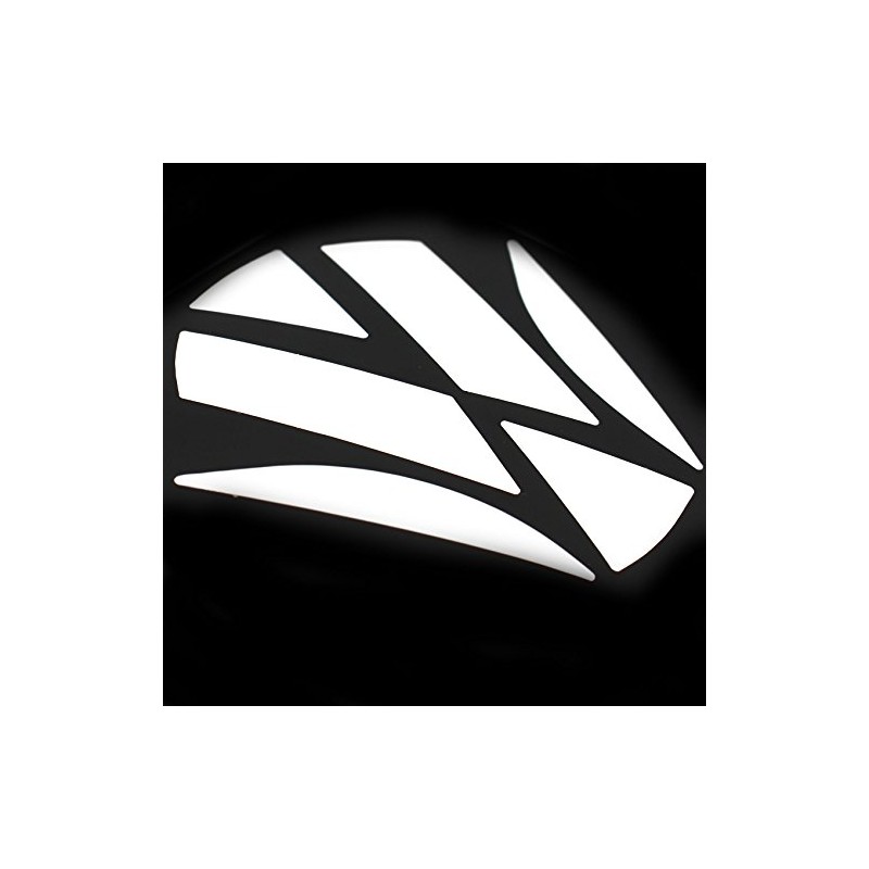 Finest-Folia 3D Emblem Gel Sticker Back, High-Gloss White