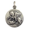 925 Sterling Silver Saint George Medal with 925 Sterling Silver
