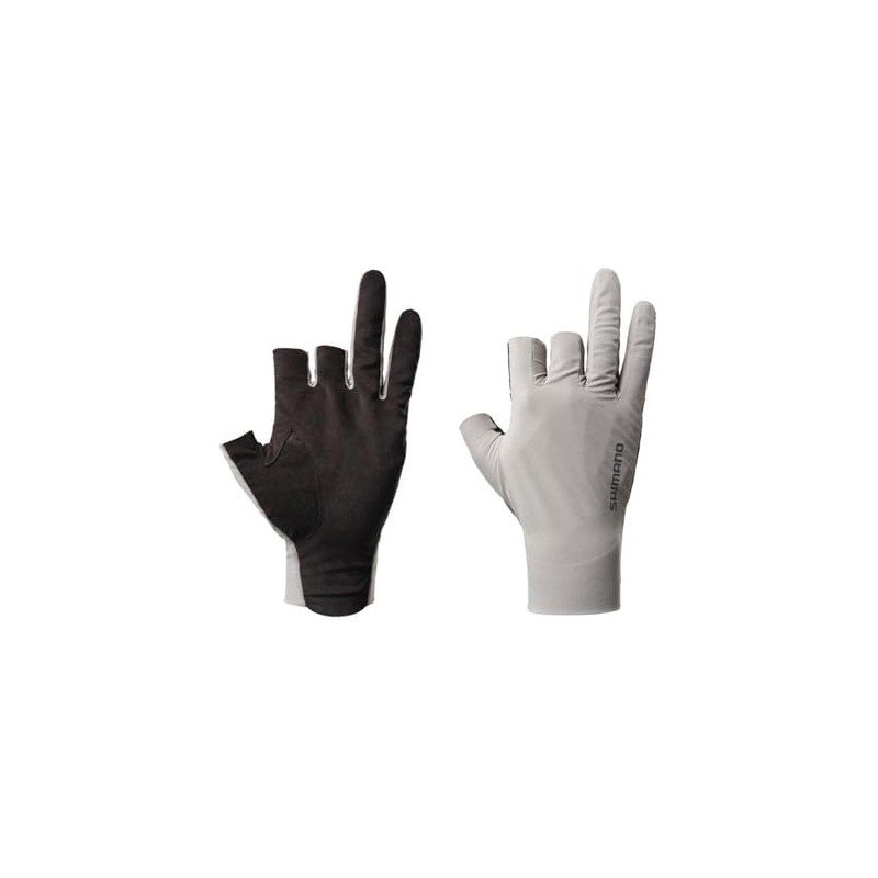 Shimano 05 Sensitive Gloves 3 Cut GL-006Y Gray M